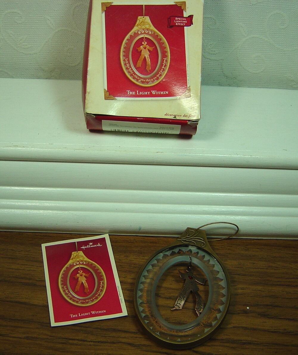 HALLMARK ORNAMENT-THE LIGHT WITHIN-2002-LIGHTED-WITH BOX
